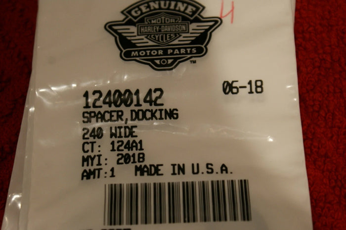 Genuine OEM HARLEY-DAVIDSON Spacer Docking 12400142