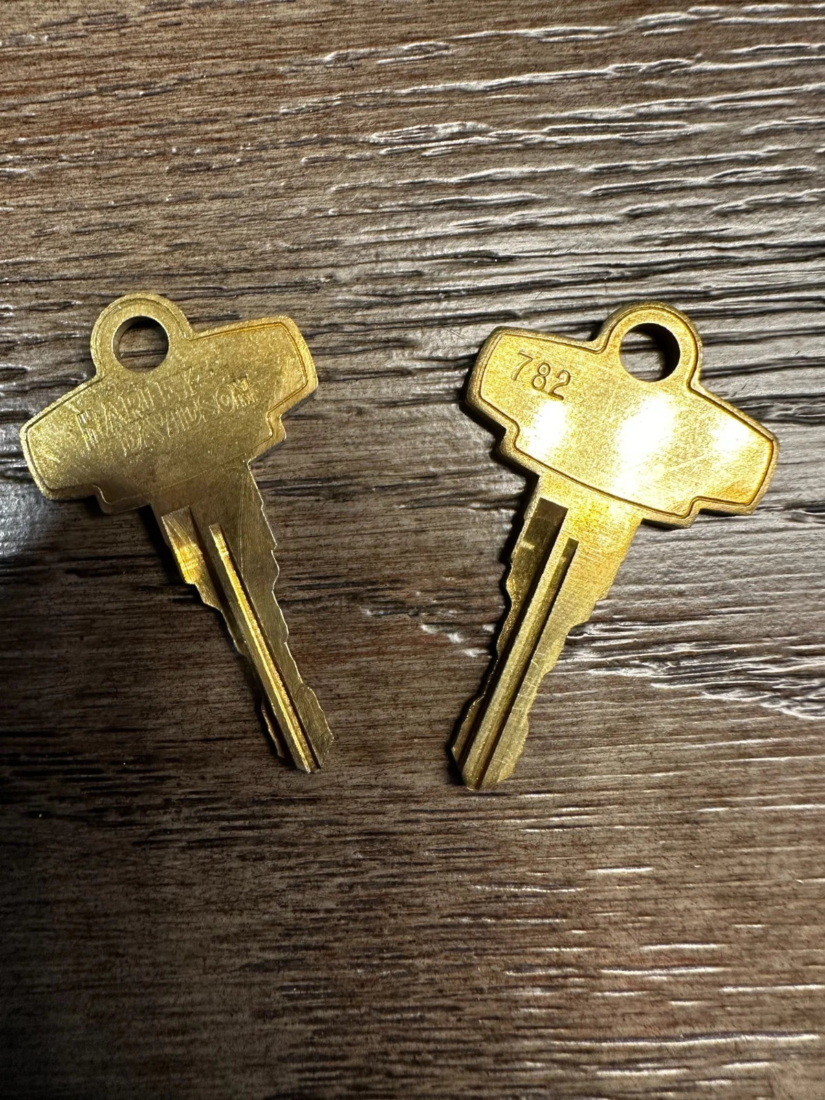 Lot Of 2 NOS Harley Davidson Key Set 48152-82/0012