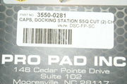 Pro Pad Docking station caps for Harley Davidson Chrome 3550-0281