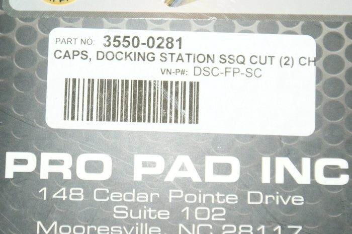 Pro Pad Docking station caps for Harley Davidson Chrome 3550-0281