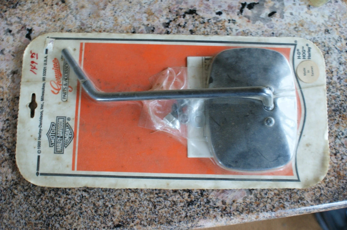 NOS 91909-90 Harley Davidson long black mirror- used for display only