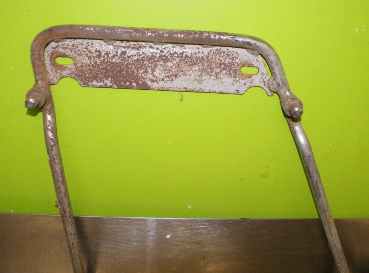 Genuine Harley Davidson Shovelhead LEFT saddlebag mount bracket - used rusty