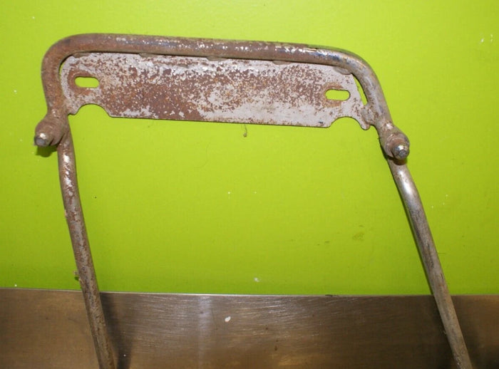 Genuine Harley Davidson Shovelhead LEFT saddlebag mount bracket - used rusty