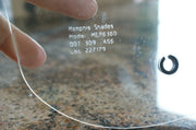 Memphis shades 19" clear windshield for Harley Davidson 2310-0064
