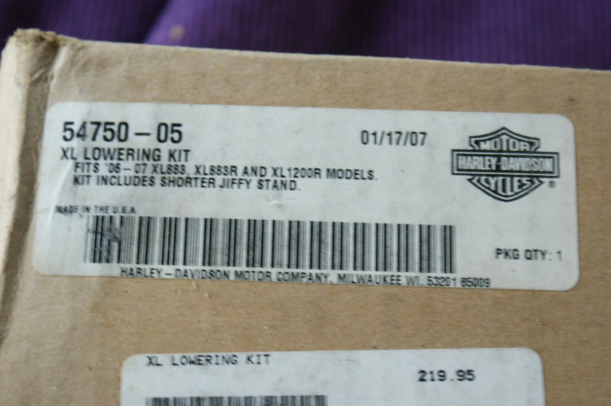 NOS Genuine Harley Davidson XL Lowering kit 54750-05