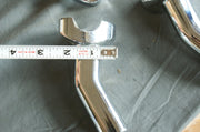 4" Risers for Harley Davidson with top clamp and emblem 1" Bars