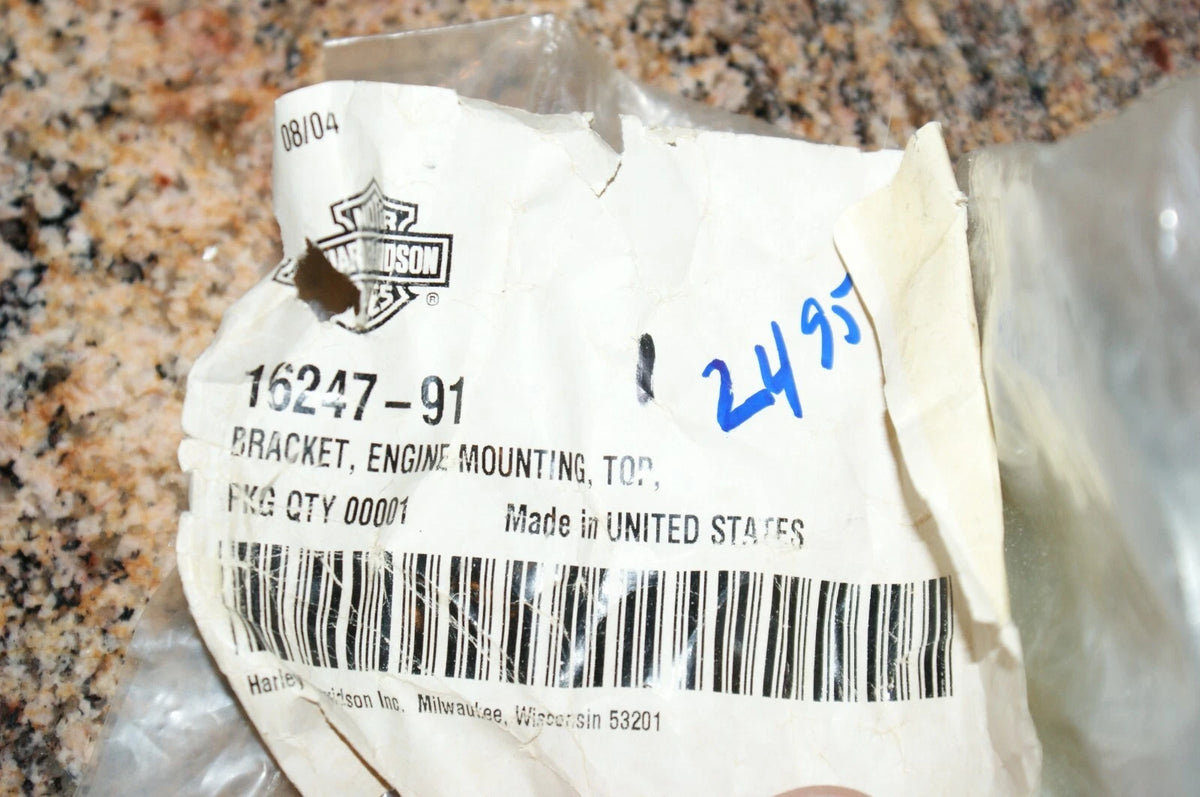 NOS GENUINE HARLEY DAVIDSON Bracket engine mounting 16247-91
