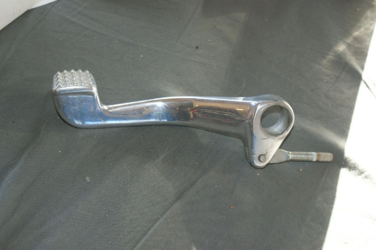Genuine OEM Harley Davidson rear brake pedal polished 42459-87 used NICE!