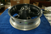 Harley Davidson 16" X 5" Enforcer rear wheel Black contrast cut 40900033 NICE!