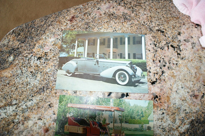 Harrahs Automotive collection 1934 , 1903, 1929 packard postcards