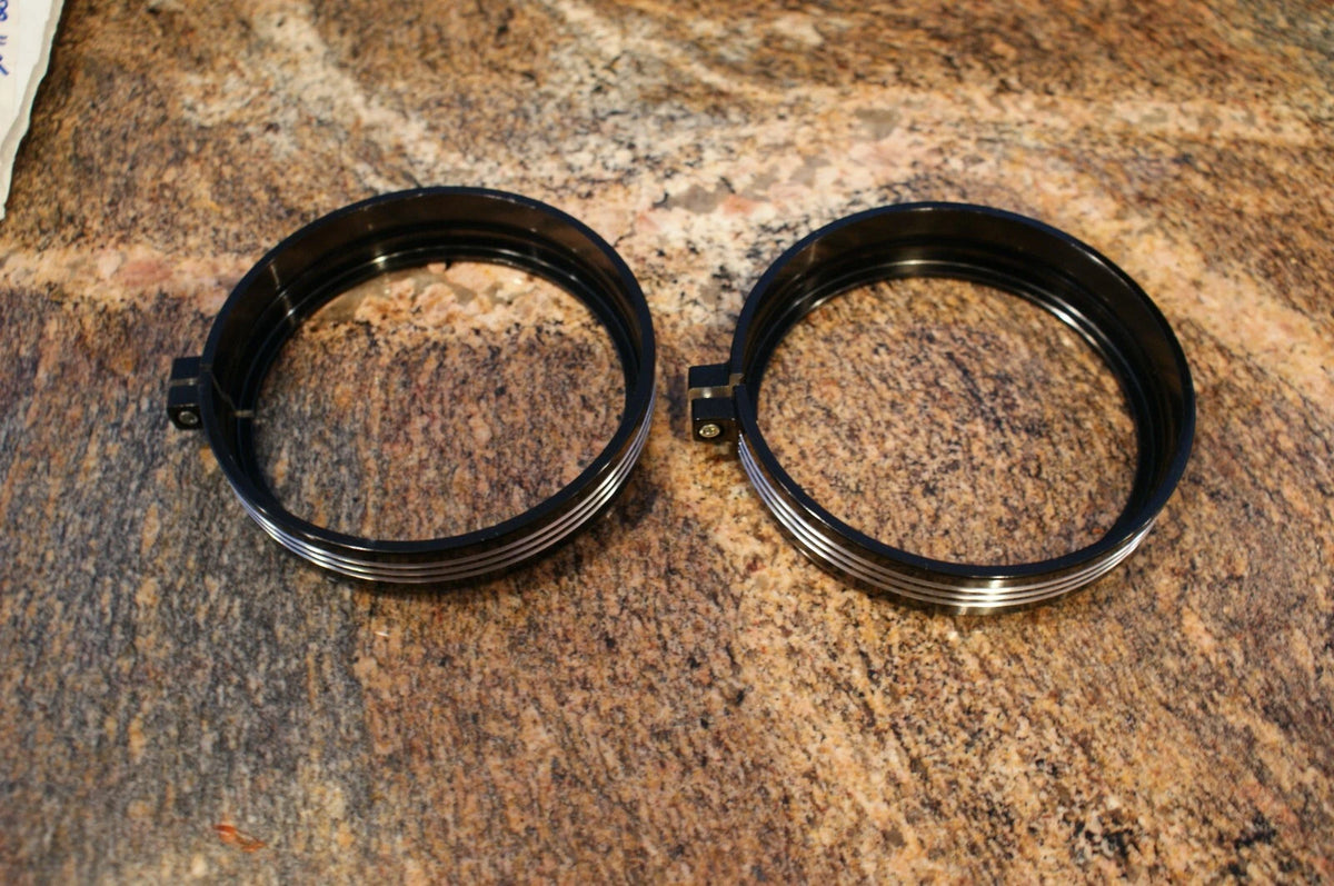 Genuine OEM Harley Davidson Burst Collection Passing Lamp trim rings 61400255