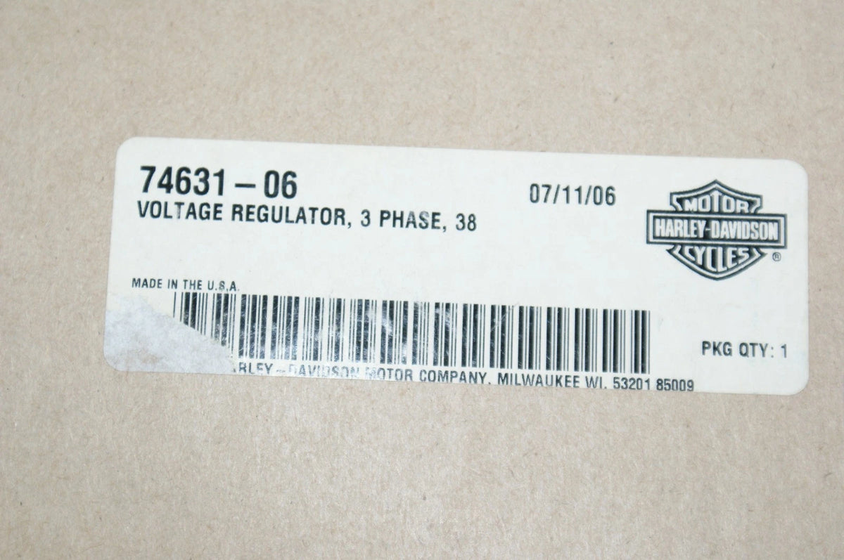 Genuine Harley Davidson voltage regulator three phase 74631-06