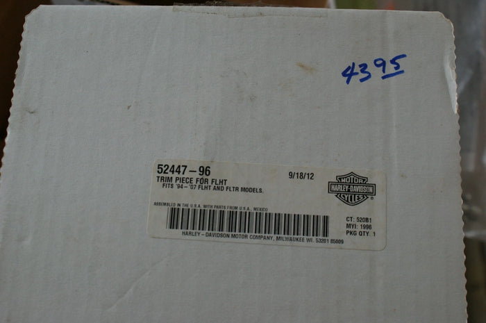 NOS Genuine Harley Davidson 52447-96 Trin piece for FLHT