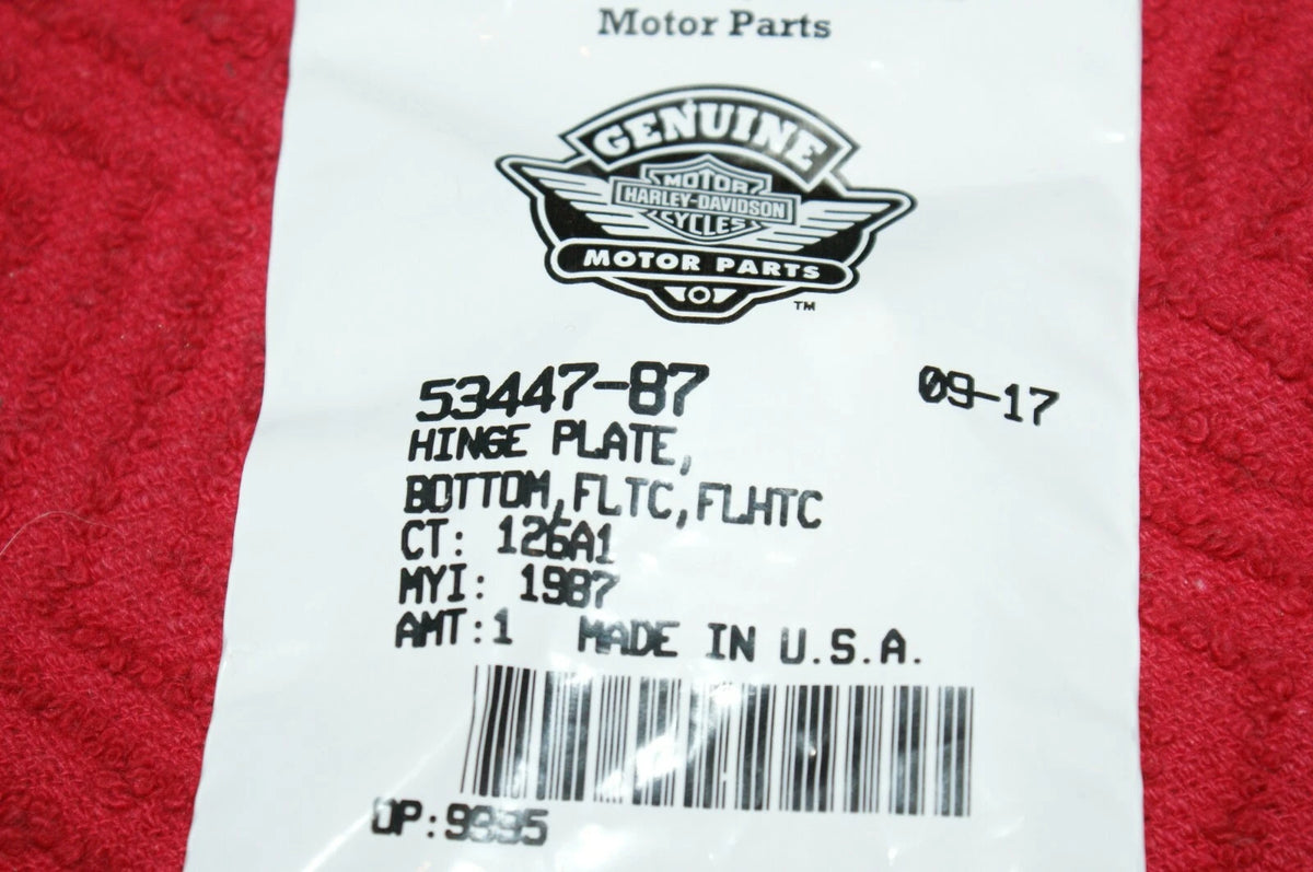 OEM Genuine Harley Davidson Hinge Plate 53447-87