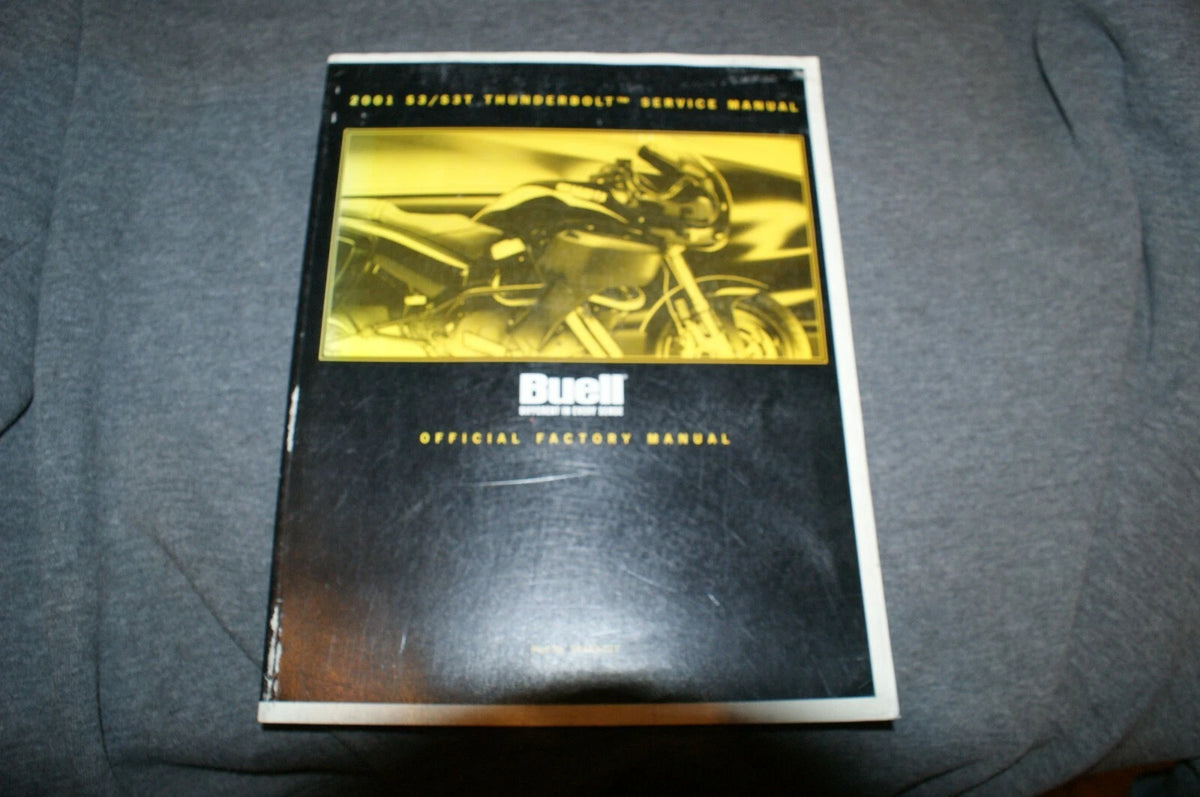 2001 HARLEY-DAVIDSON BUELL Thunderbolt S3 Model Official Manual 99489-01Y
