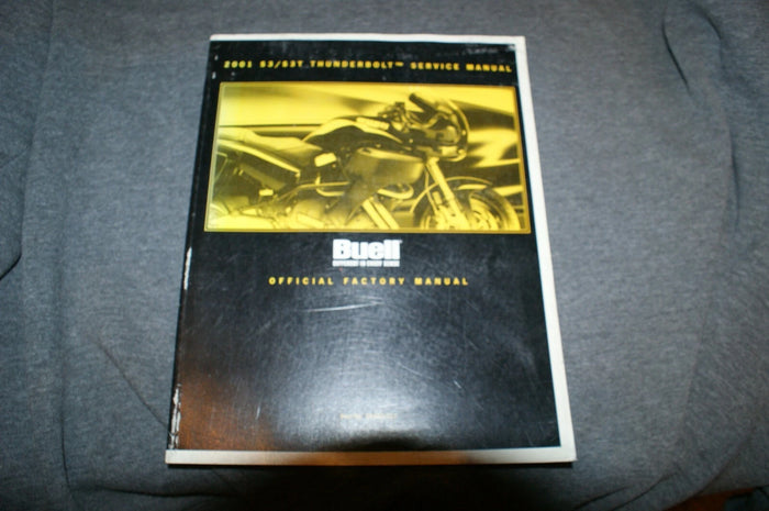 2001 HARLEY-DAVIDSON BUELL Thunderbolt S3 Model Official Manual 99489-01Y