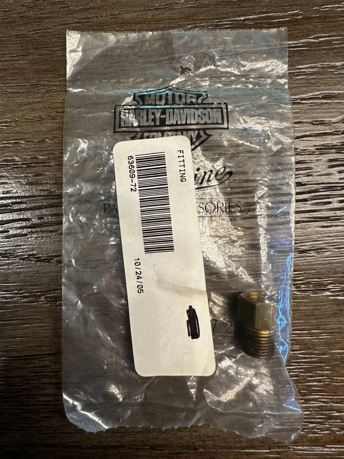 NOS Harley Davidson Rear Chain Oiler Fitting 63609-72