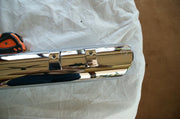 Cobra 6106 Chrome Twins 4" Scallop Slash Cut RIGHT Muffler Harley FLH/T 95-16