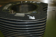 Harley Davidson Twin Cam cylinder 3.750" bore Used "Bent Fin"