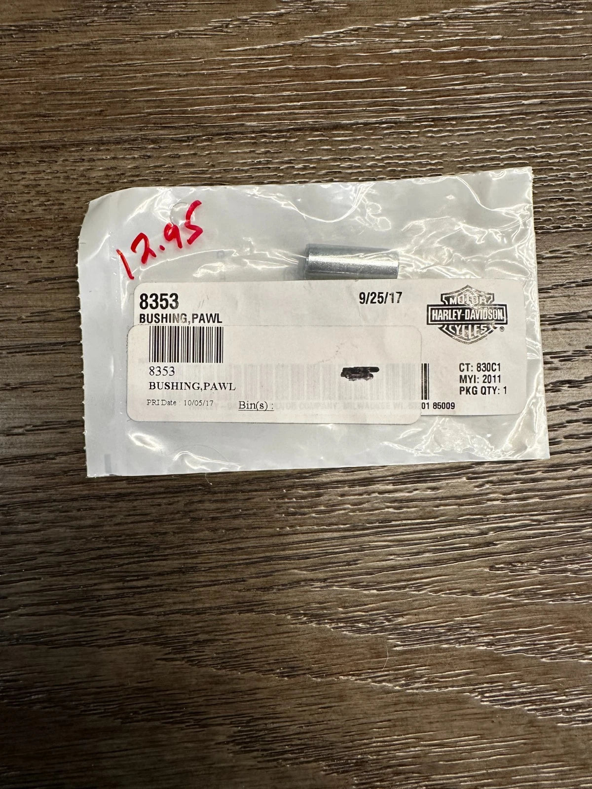 NOS Harley Davidson Pawl Bushing 8353