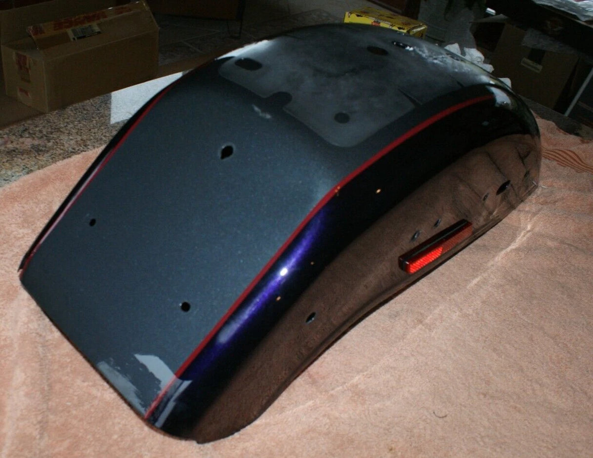 59759-04BNV Harley Davidson FXSTD Black Steel Amethyst Pearl rear fender NICE!
