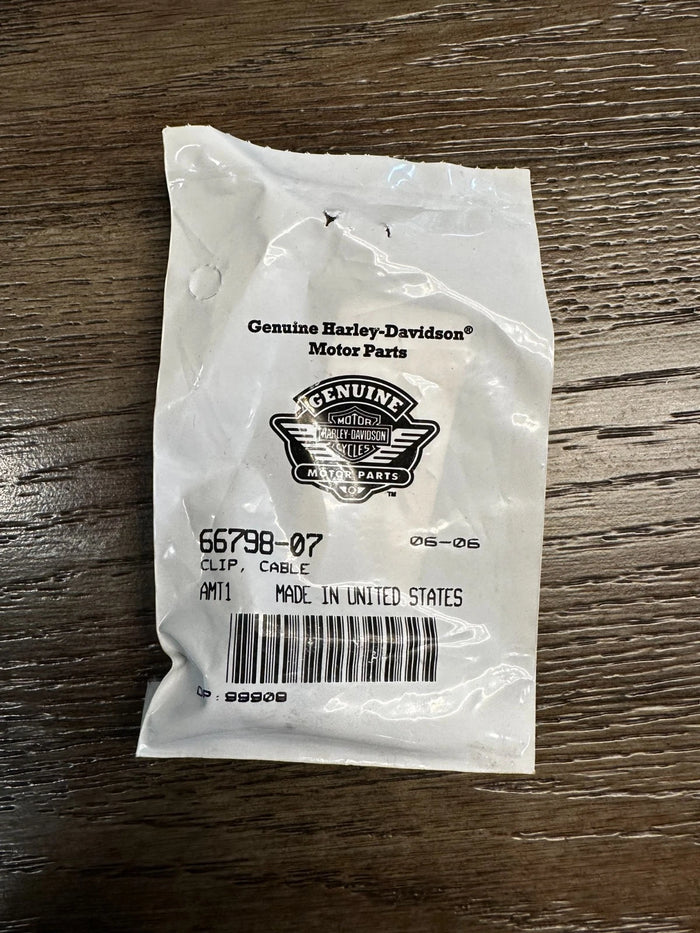 NOS Harley Davidson Cable Clip 66798-07