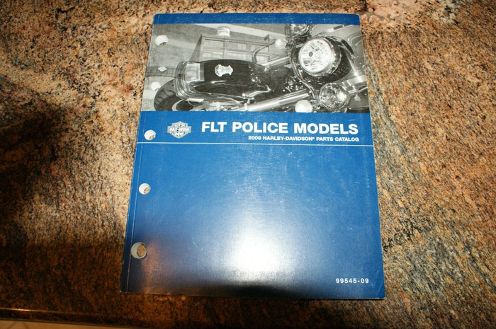 Genuine Harley Davidson 2009 FLT police models parts catalog 99545-09