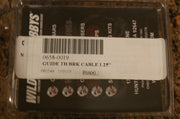 Wild One Chubby 1.25" cable guide Chrome 0658-0019