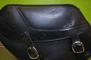 Harley Davidson Dyna left side Saddlebag came from kit 90369-06 used Torn!