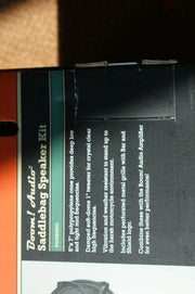 NOS Genuine Harley Davidson 76000489 Boom Saddlebag Speaker Kit - Dealer Display
