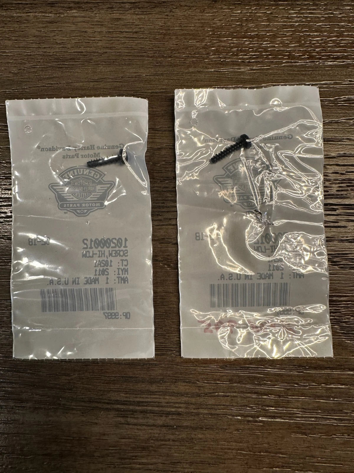 Lot Of 2 NOS Harley Davidson HI-LOW Screw 10200012