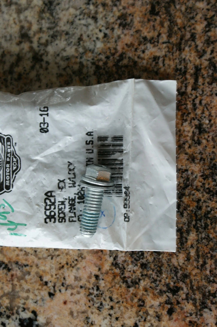 Genuine Harley Davidson flange hex screw with lock 3692