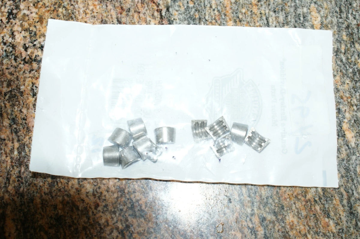 Genuine Harley Davidson 12 pack valve keeper collar 18260-02 U GET 12 KEEPERS