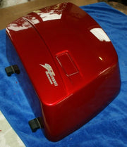 NOS Buell Harley Davidson Deep Saddlebag cover LH Spark Red Thunderbolt touring 90449-98YYM