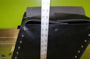SB703 Willie and Max Throw over Slant leather Saddle bags - USED