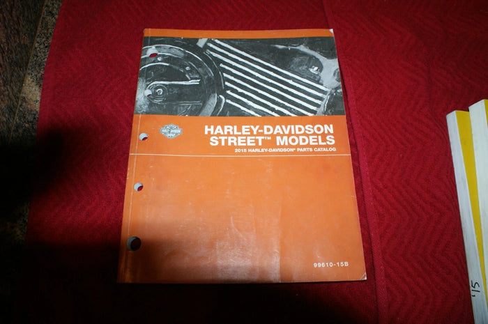 Genuine Harley Davidson Parts manual Street models 2015 Used NICE! 99610-15