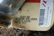 NOS Harley Davidson FLT chrome starter motor cover 31587-80 Used 4 display only