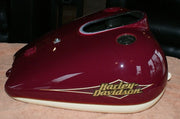 2007 Harley Davidson FLHRC Fuel Tank Burgundy / creme 61500-07CJD OUSTANDING!