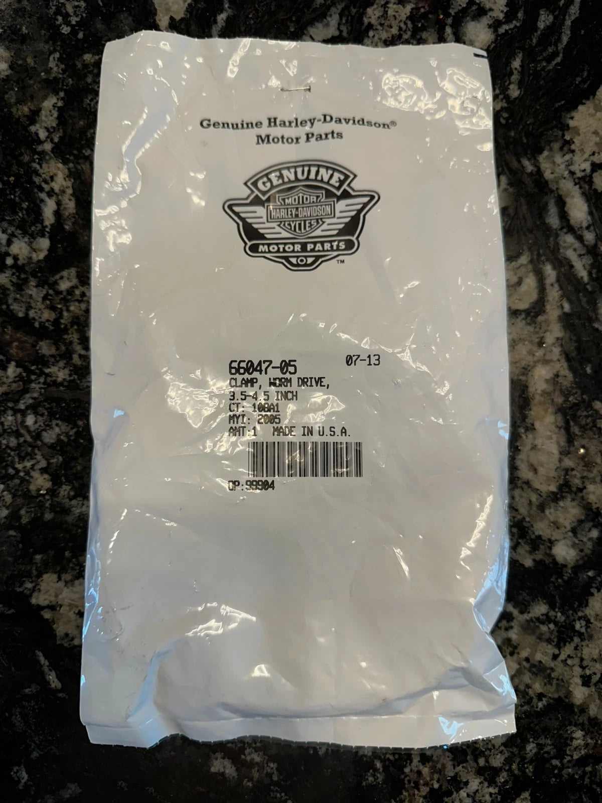 NOS Harley-Davidson Clamp, Worm Drive 66047-05