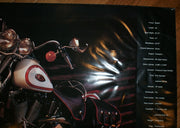 1997 Harley Davidson dealer poster Heritage Springer Softail FLSTS Very Nice!