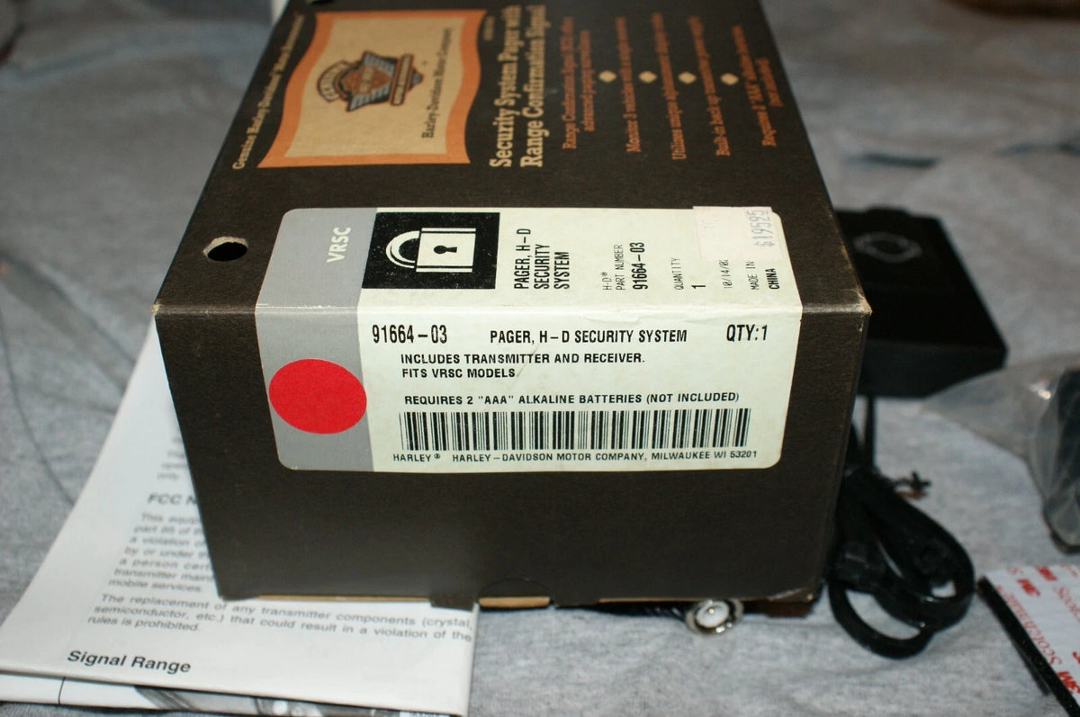 NOS HARLEY-DAVIDSON VRSC V-ROD pager security system 91664-03