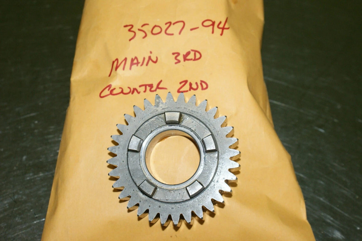 Harley Davidson 5 speed transmission Main shaft 3rd counter shaft 2nd gear used
