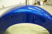 Harley Davidson Touring Rear Fender pacific Blue Straight scratches nicks