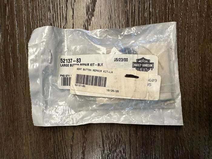 NOS Harley Davidson Large Button Repair Kit 52137-83