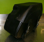 Genuine Harley Davidson Leather Rigid Saddlebag DYNA ? HD script RIGHT NICE!!!