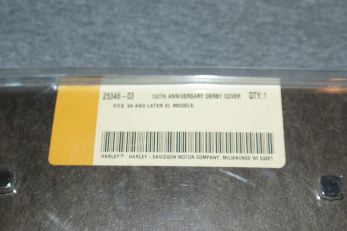 NOS Genuine Harley-Davidson 100th Anniversary Derby Cover Sportster 25346-03