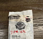 NOS Harley Davidson Wheel Weight 1/2 oz 95578-41