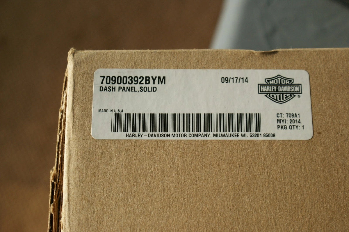 Genuine Harley Davidson Dash Panel 70900392BYM