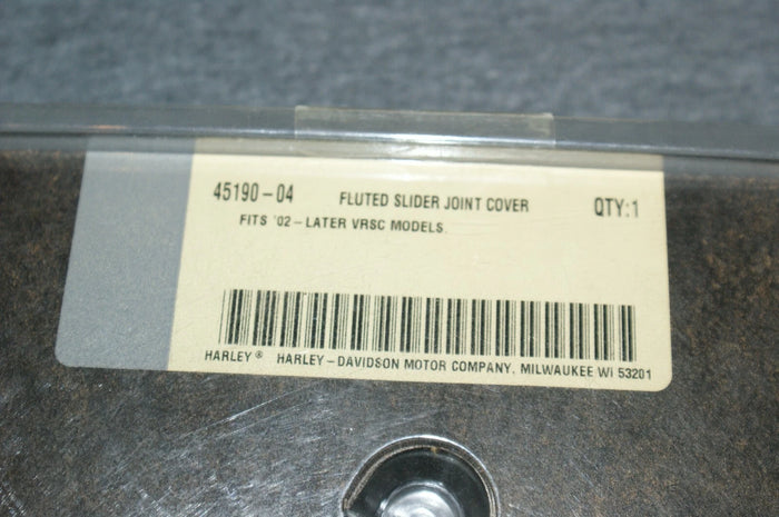 NOS HARLEY DAVIDSON VRSC Fluted slider Joint Cover 45190-04