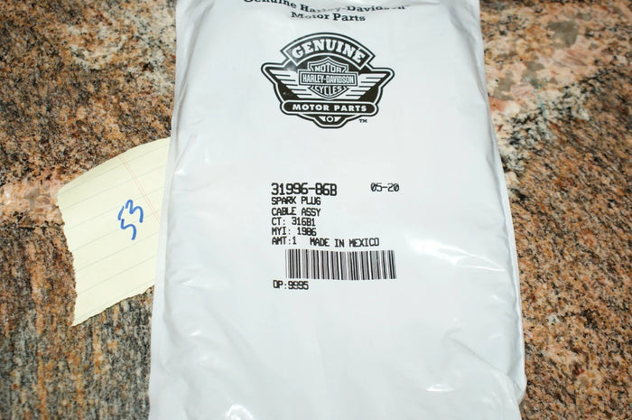 OEM Genuine Harley Davidson Spark Plug Cable Assembly 31996-86